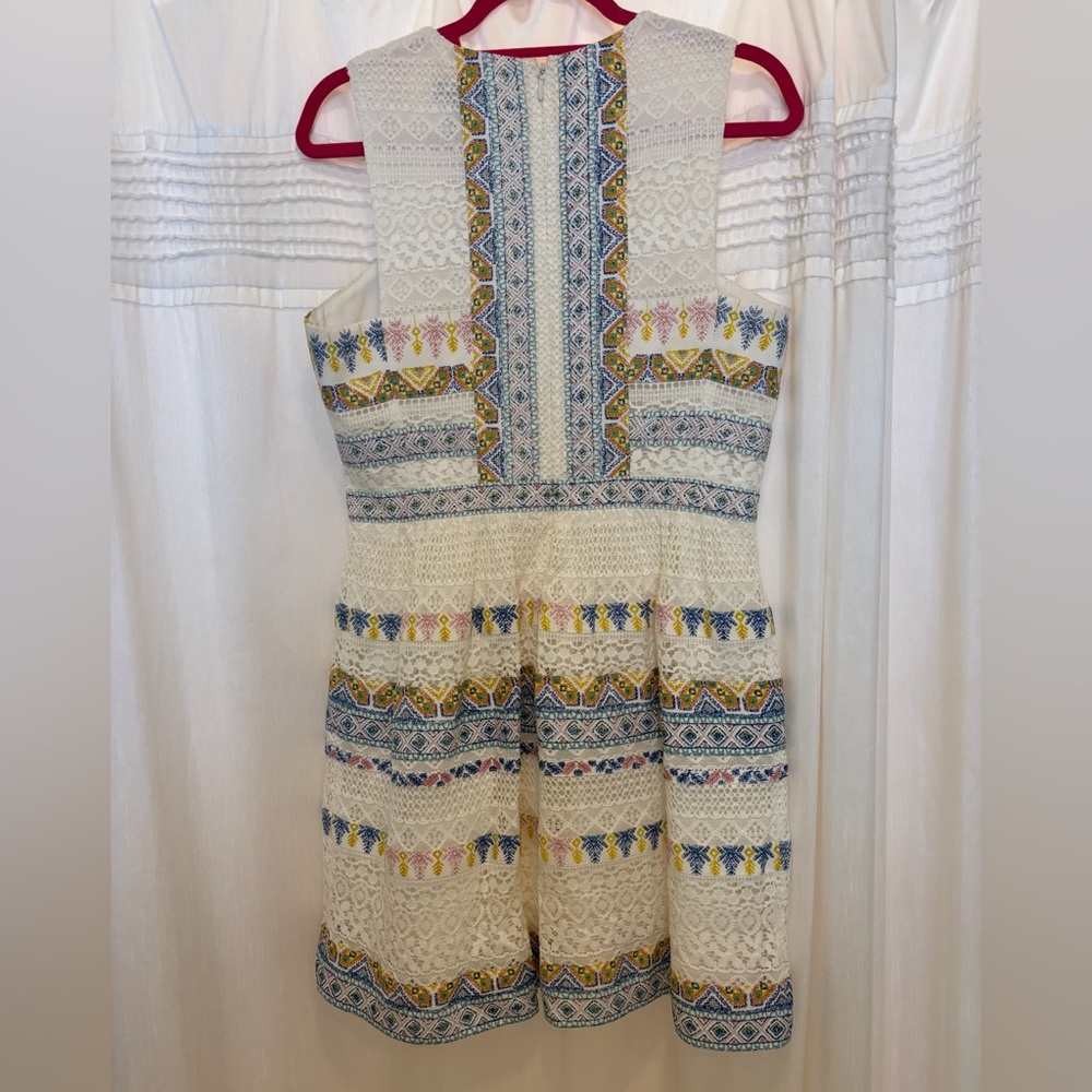 BCBGMaxAzria Multicolor Patterned Dress - Picture 2 of 3